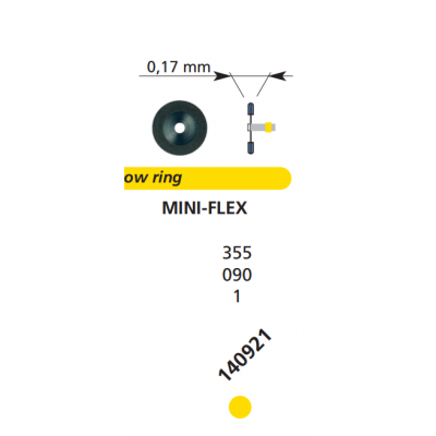Диск алмазний двосторонній діаметр -9мм MINI-FLEX