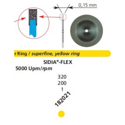 Диск алмазний SIDIA FLEX d-20 mm 182021
